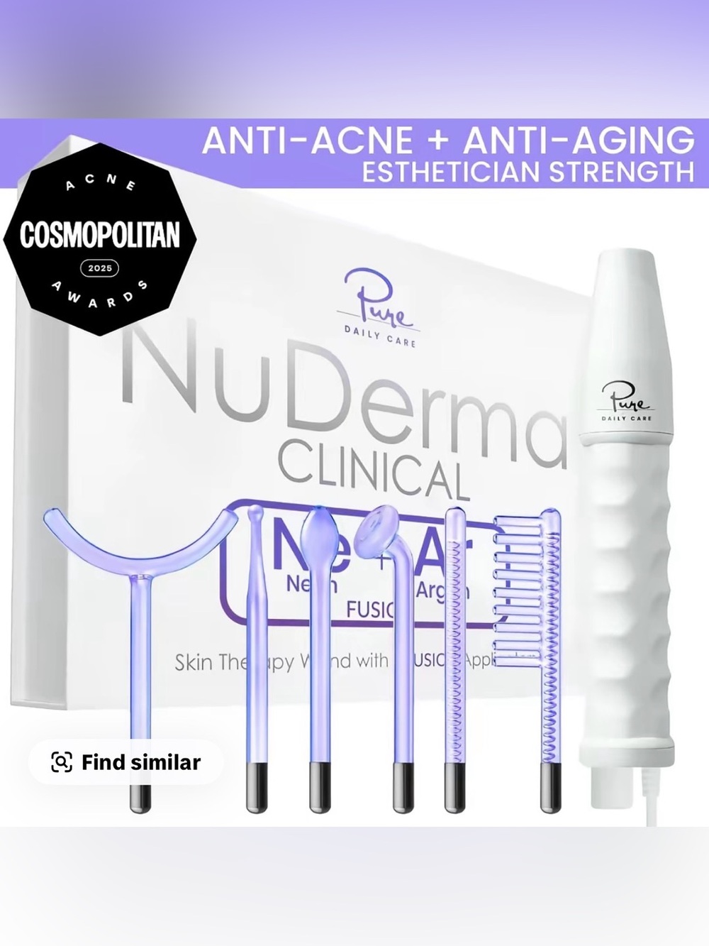 NuDerma Clinical High Frequency Wand